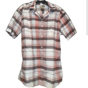 Sonoma Large Mens polo. Plaid.
